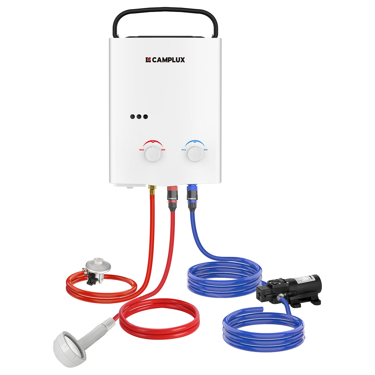AY132P43 Portable Gas Propane Water Heater with 4.3L Water Pump