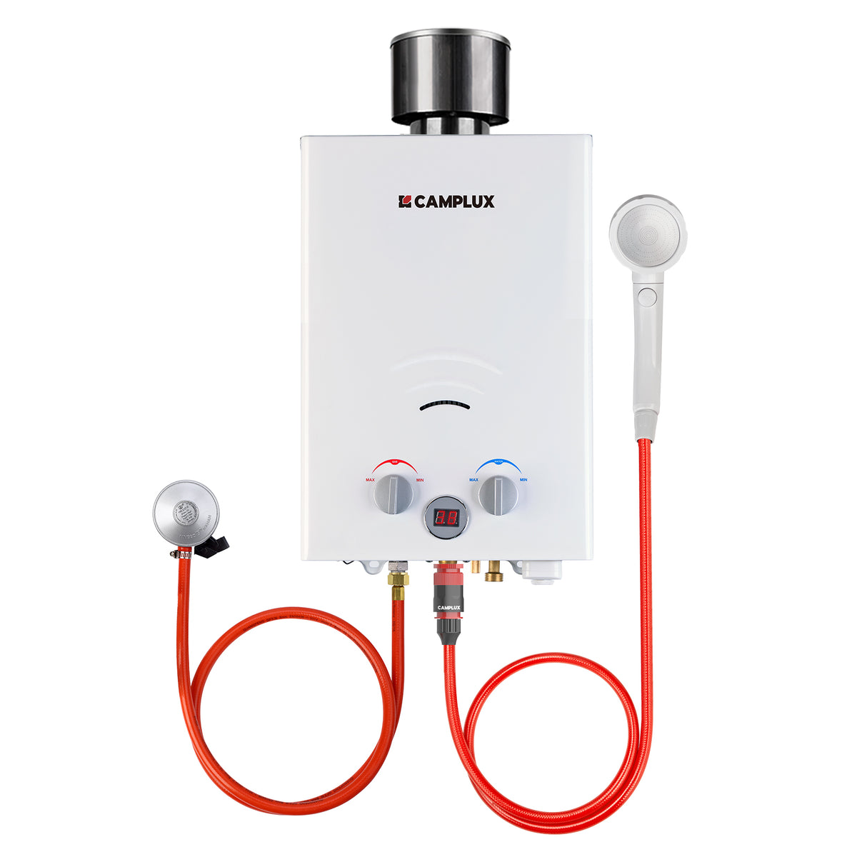 BW158C Portable Tankless Gas  Water Heater with Rain Cap