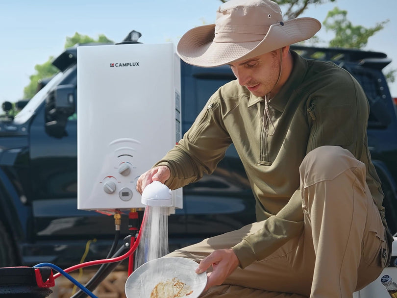 portable gas water heater