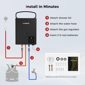 5L Thermostatic Gas LPG Water Heater