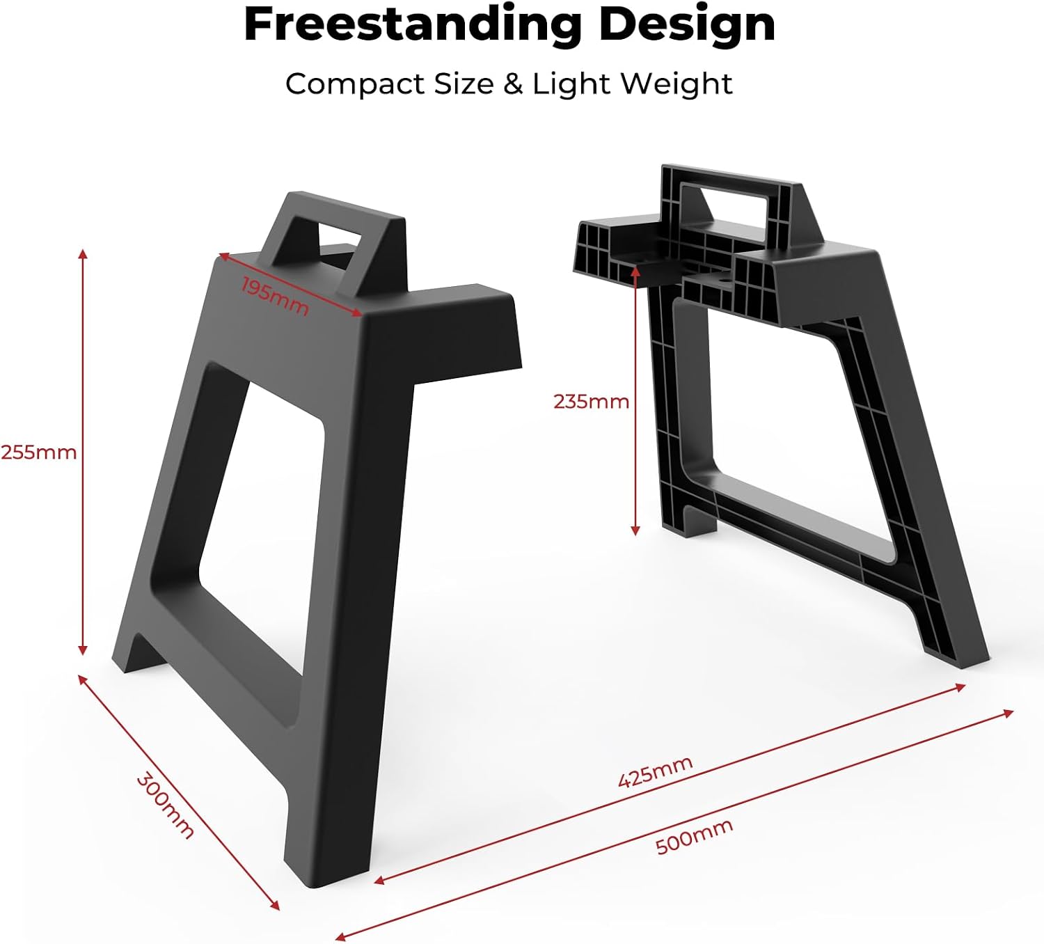 CAMPLUX Freestanding Brackets for AY132 Series Gas Water Heater, with Waterproof Carry Bag
