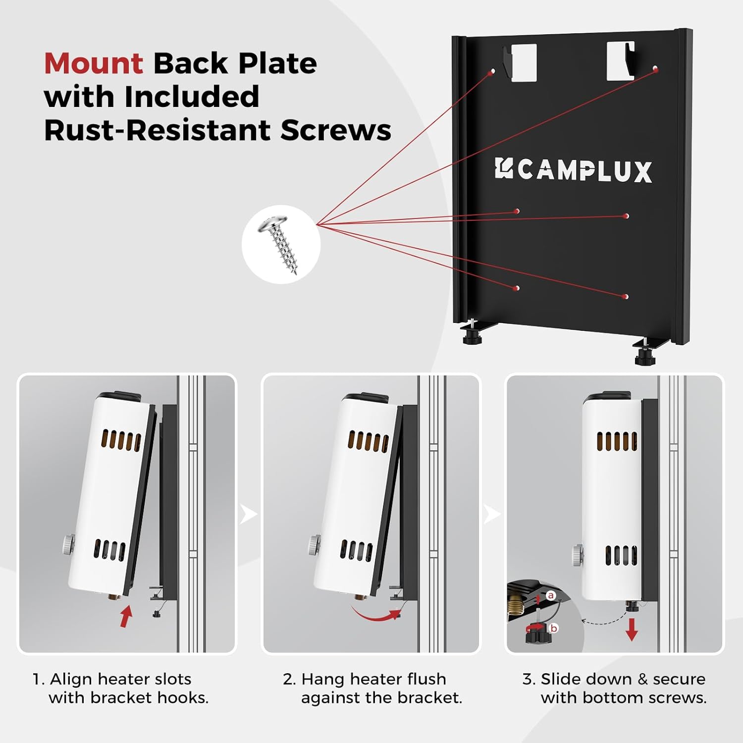 CAMPLUX RB5 Release Bracket for AY132 Gas Water Heater