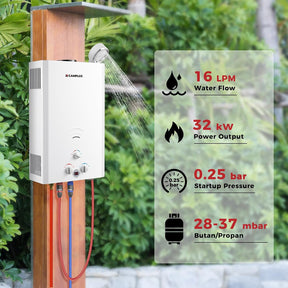 camplux water heater