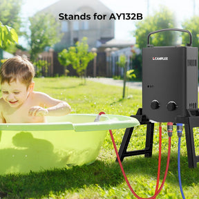 CAMPLUX Freestanding Brackets for AY132 Series Gas Water Heater, with Waterproof Carry Bag