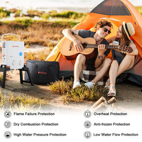 Camplux 5L Gas Portable Tankless Water Heater,  for Camping/Outdoor 