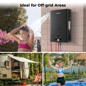 20L Portable Tankless Propane Gas Water Heater Instant Camping