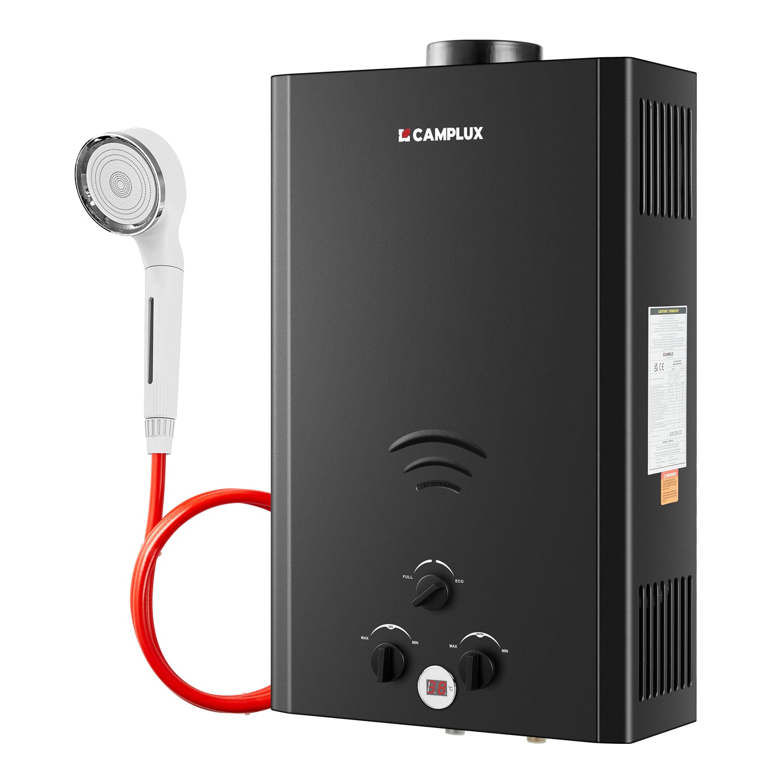 20L Portable Tankless Propane Gas Water Heater Instant Camping