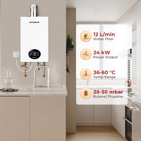 camplux lpg indoor water heater