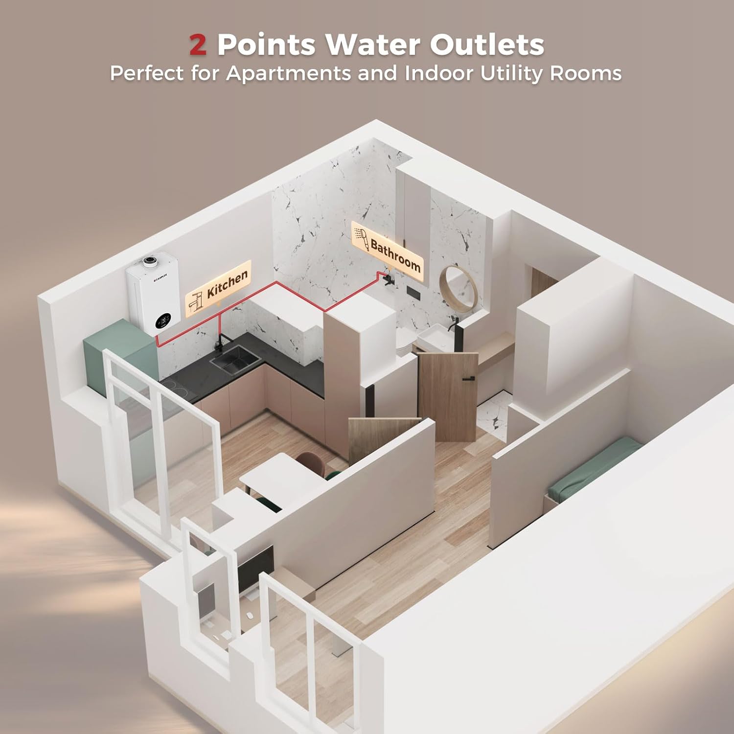 camplux lpg indoor water heater