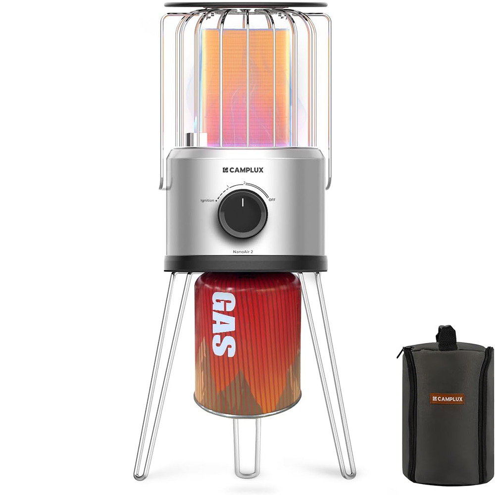 CAMPLUX NanoAir 2 Portable Gas Heater 2.34kW 360° Outdoor Butane Heater for Camping & Garden