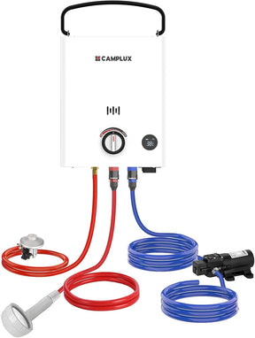 CAMPLUX First Series F5 F10 Portable Gas Propane Tankless LPG Water Heater For Outdoor&Camping